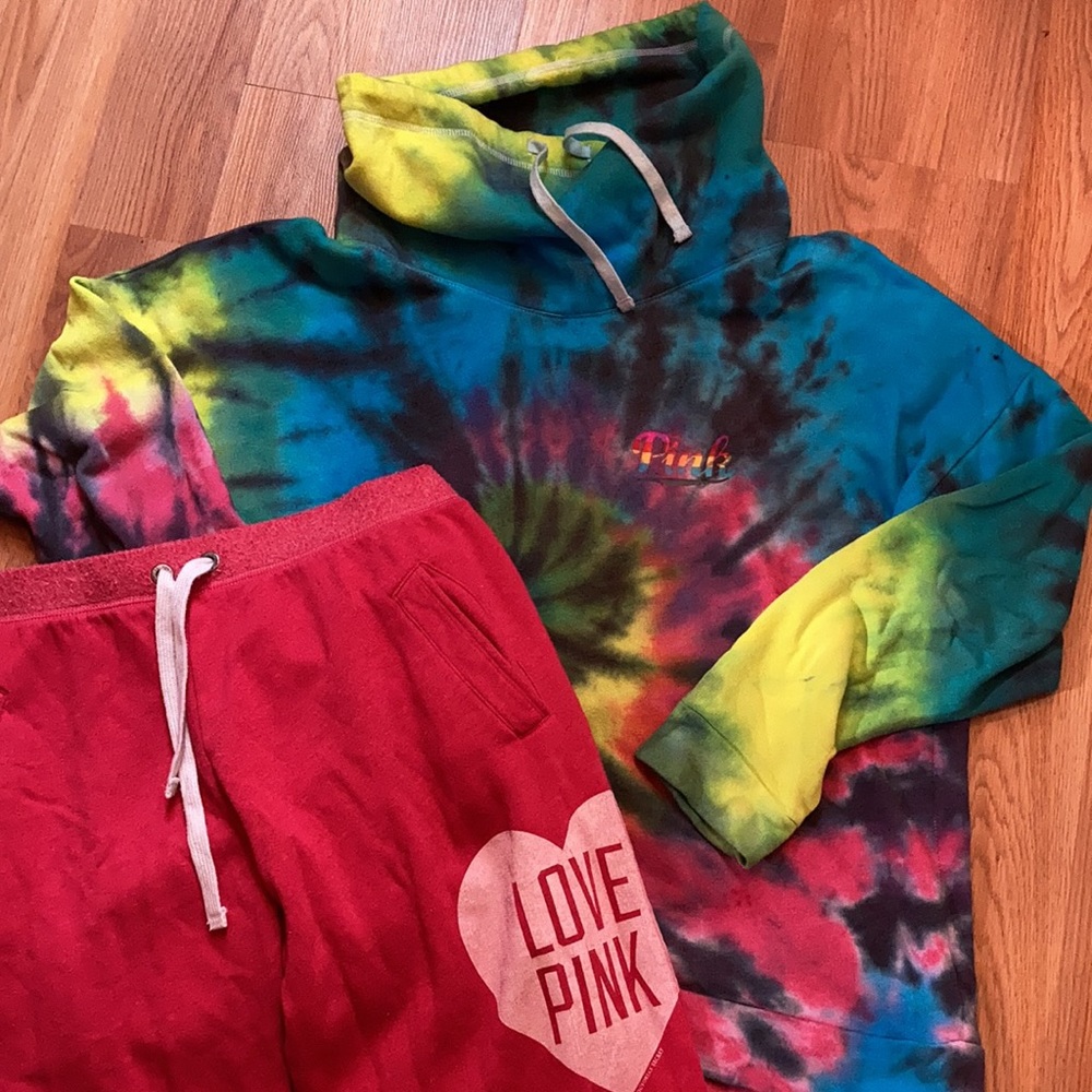 VS PINK TIE DYE SET - Picture 2 of 2